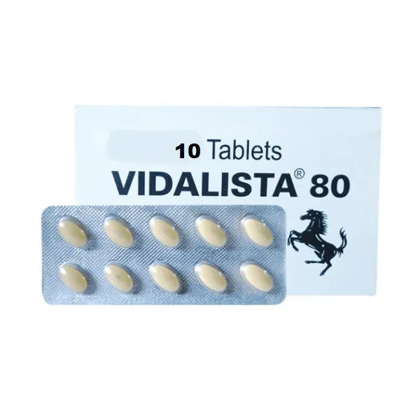 Vidalista 80mg Tadalafil Cialis